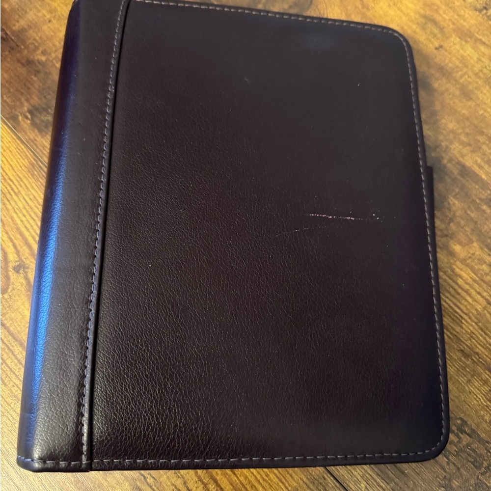 Vintage Franklin Quest Classic 7 Ring Leather Planner Hole Punch Inserts